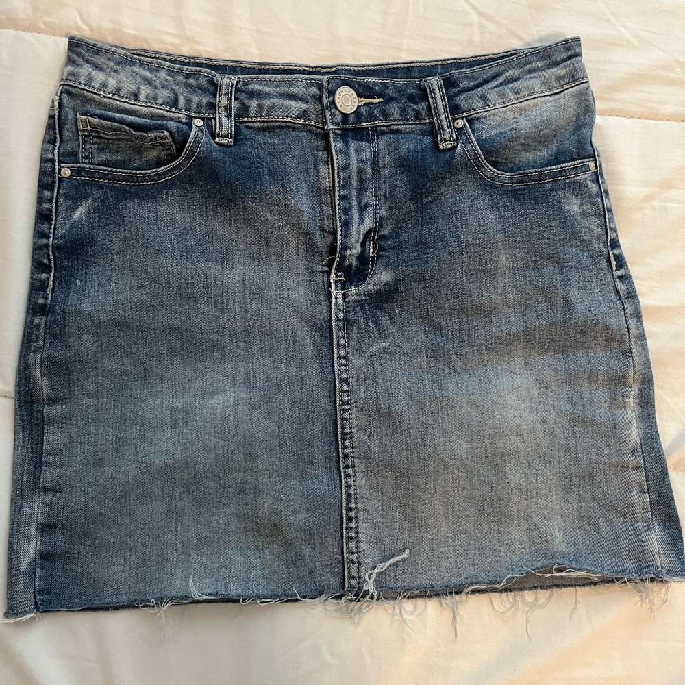 Refuge Vintage Blue Denim Skirt